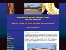Tablet Screenshot of broadwaychiropractor.com